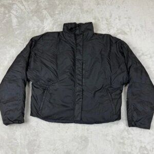 Ralph Lauren Sport Jacket Women M Black Puffer Feather Down Full Zip Outdoor EUC